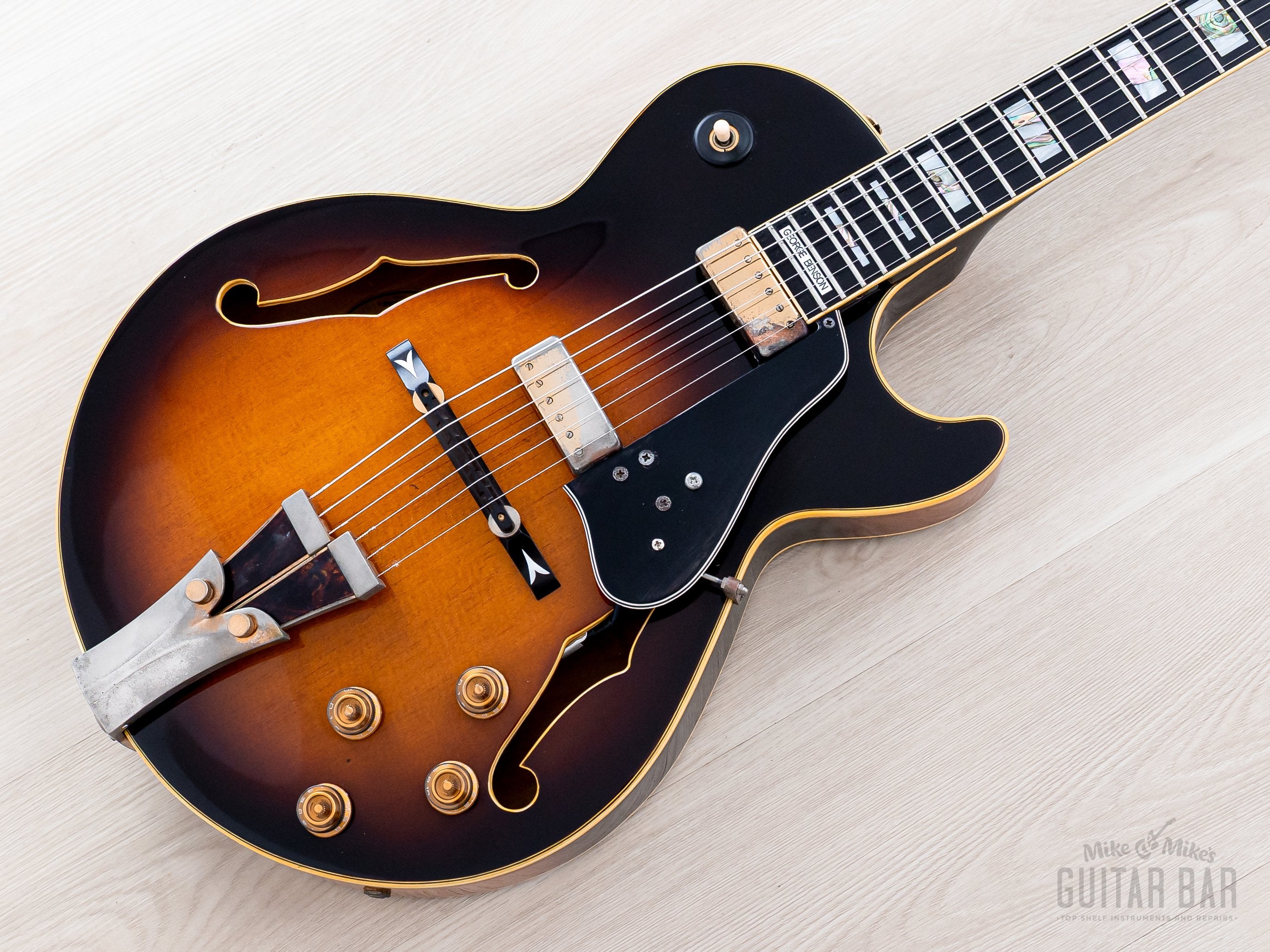 78年 Ibanez GB-10 最初期モデル？ 1978 Ibanez George Benson Signature GB10 Archtop Electric Guitar Sunbu