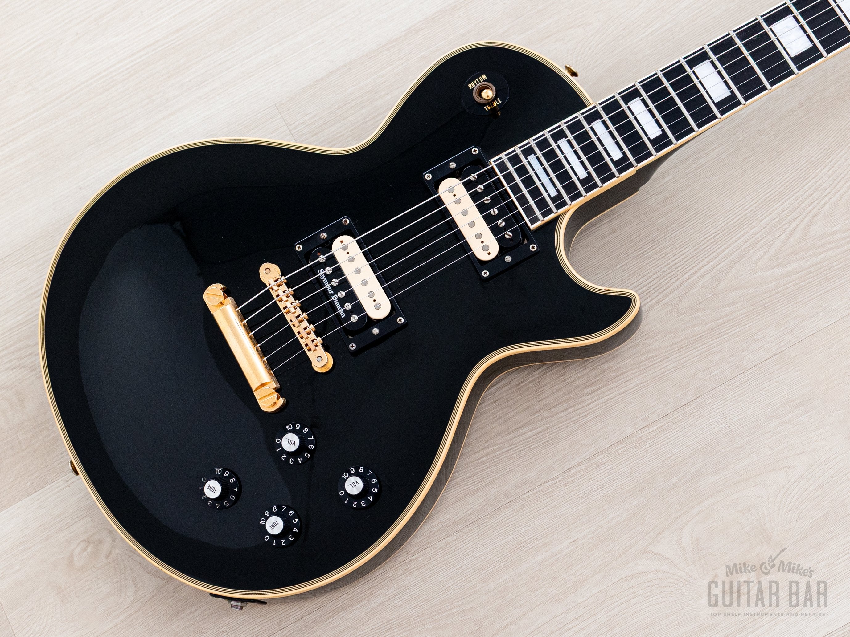 2000s Edwards by ESP E-LP-98LTC Custom Black Beauty, Ebony Nitro Lacqu