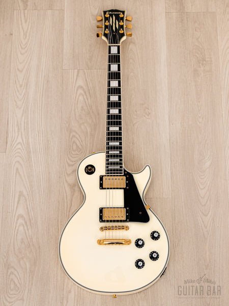 2012 Edwards ESP E-LP-92CD Custom Snow White w/ Seymour Duncan USA Pic –  Mike & Mike's Guitar Bar