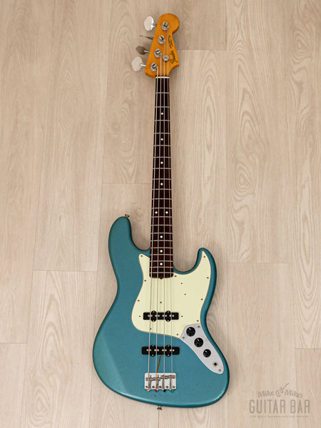 2002 Fender Jazz Bass '62 Vintage Reissue JB62-75US Lake Placid Blue w –  Mike & Mike's Guitar Bar