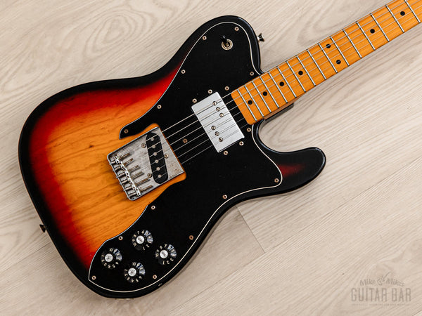 1995 Fender Telecaster Custom '72 Vintage Reissue TC72-70 Sunburst w/ Wide  Range, Japan MIJ