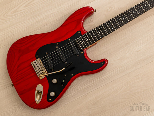 1980s PGM Moon ST-177 Vintage Superstrat SSS w/ Bartolini, Ash & Ebony –  Mike & Mike's Guitar Bar