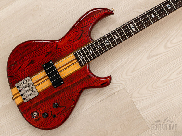 1980 Aria Pro II SB-R60 PR Vintage Neck Through Bass Padauk Red, Japan –  Mike & Mike's Guitar Bar