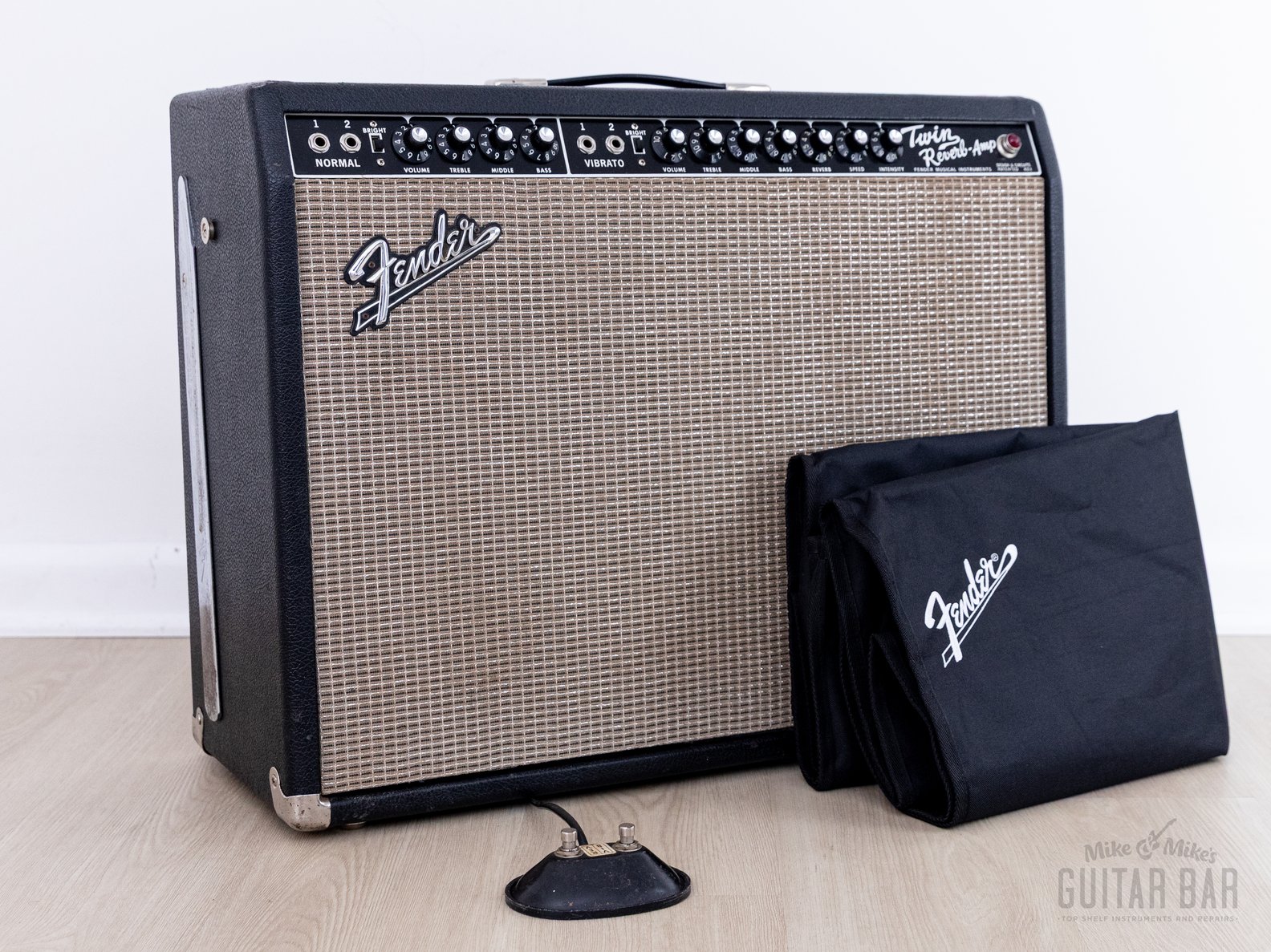 1965 Fender Twin Reverb Black Panel Vintage Tube Amp 2x12 w/ Oxford 12