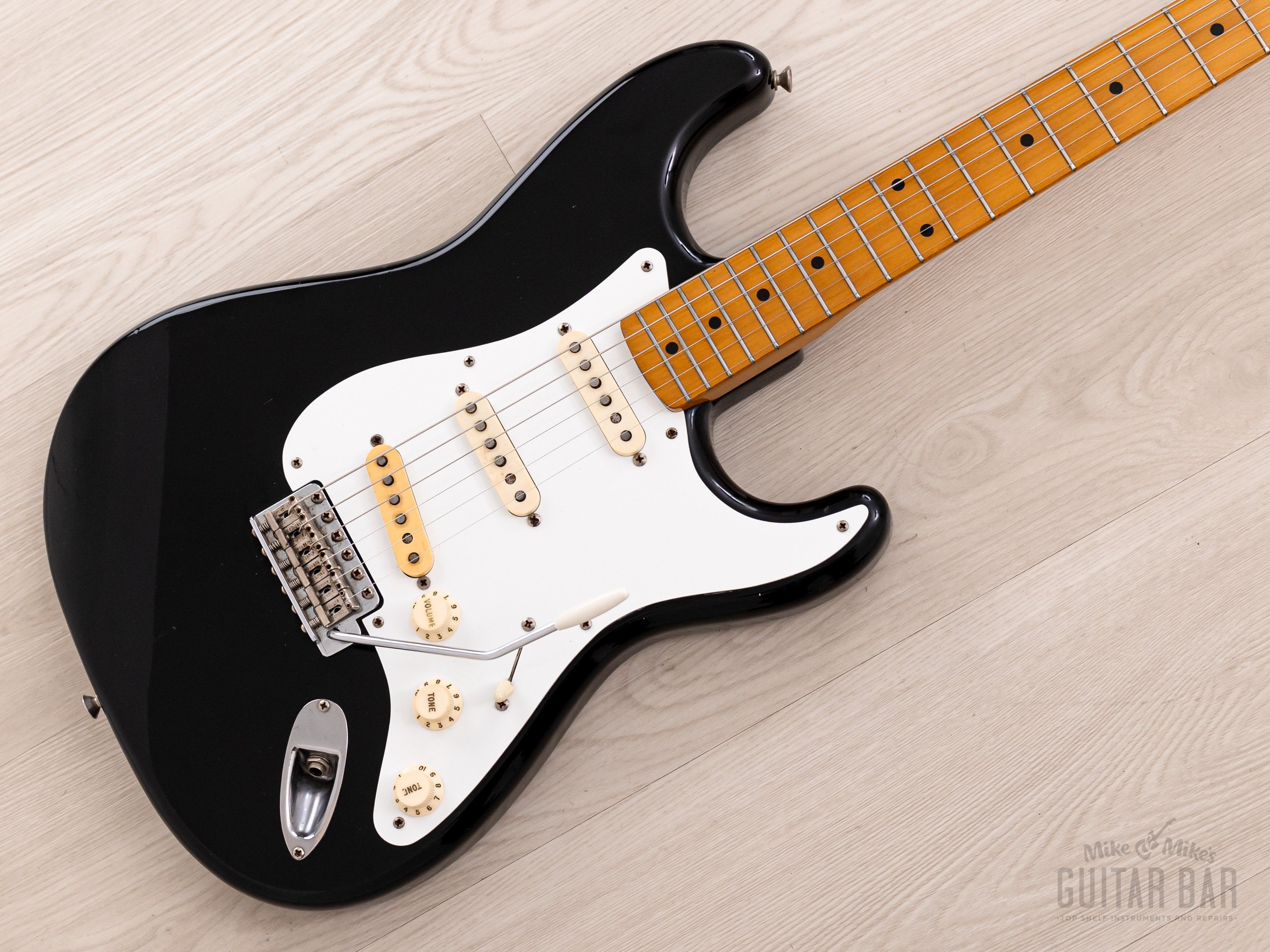 1983 Fender '57 Stratocaster JV ST57-85 Black w/ USA Fullerton Pickups