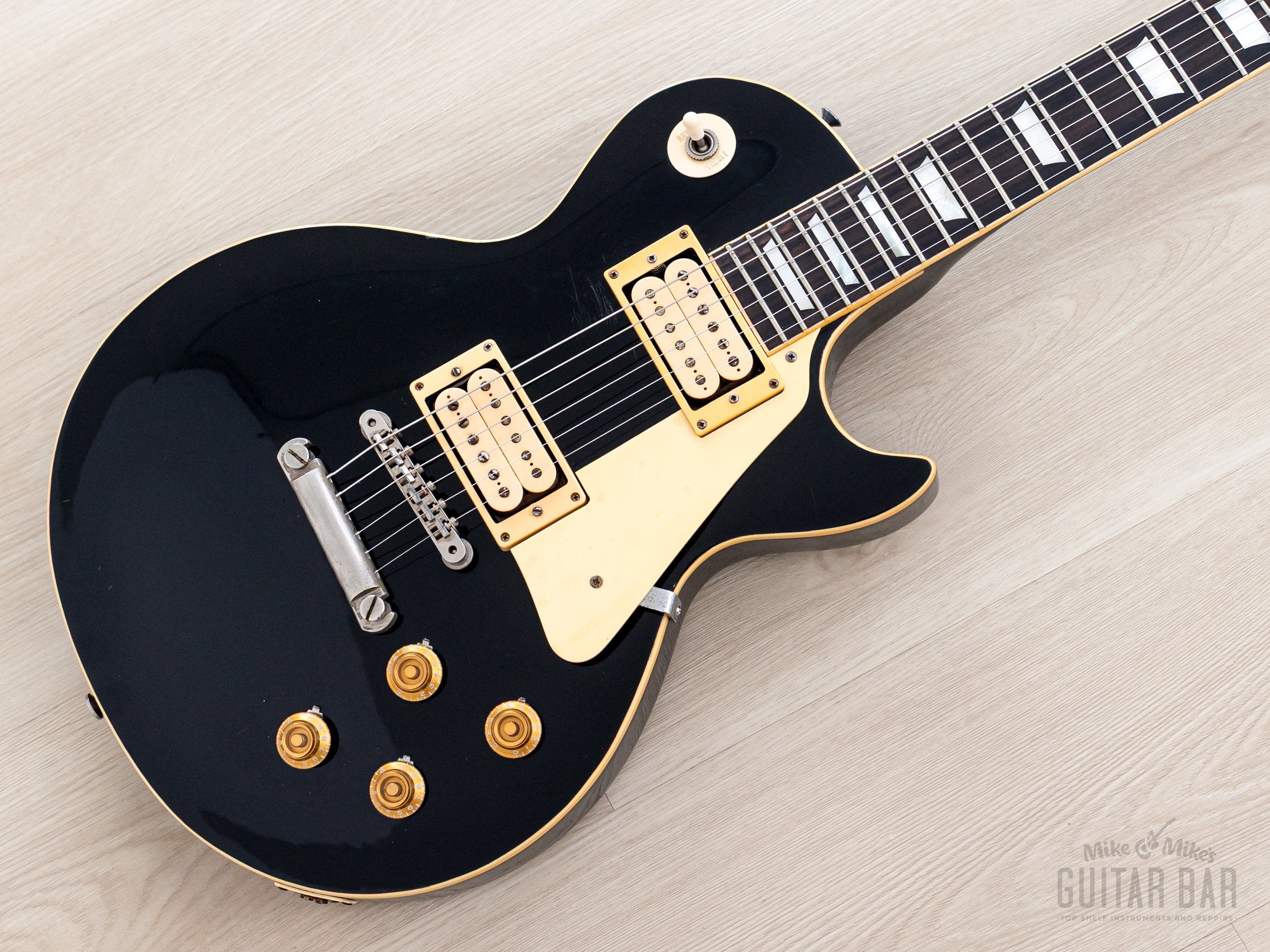 1979 Greco EG900 Vintage Guitar Standard, Black w/ USA DiMarzio PAFs &