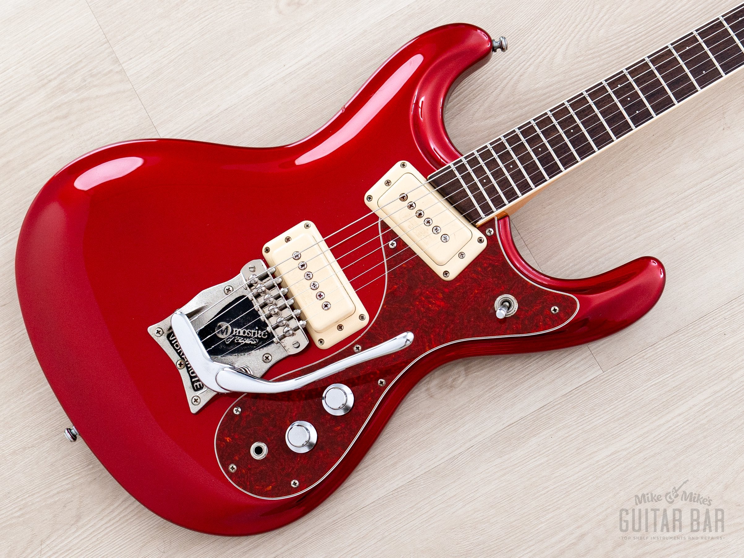 1990s Mosrite Super Custom '65 Ventures Model Candy Apple Red w/ Vibra
