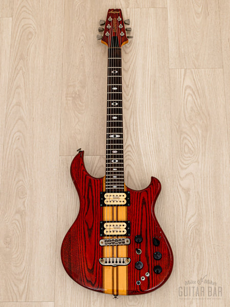 1981 Aria Pro II RS-X80 Vintage Neck Through Guitar Padauk Red, Japan –  Mike & Mike's Guitar Bar