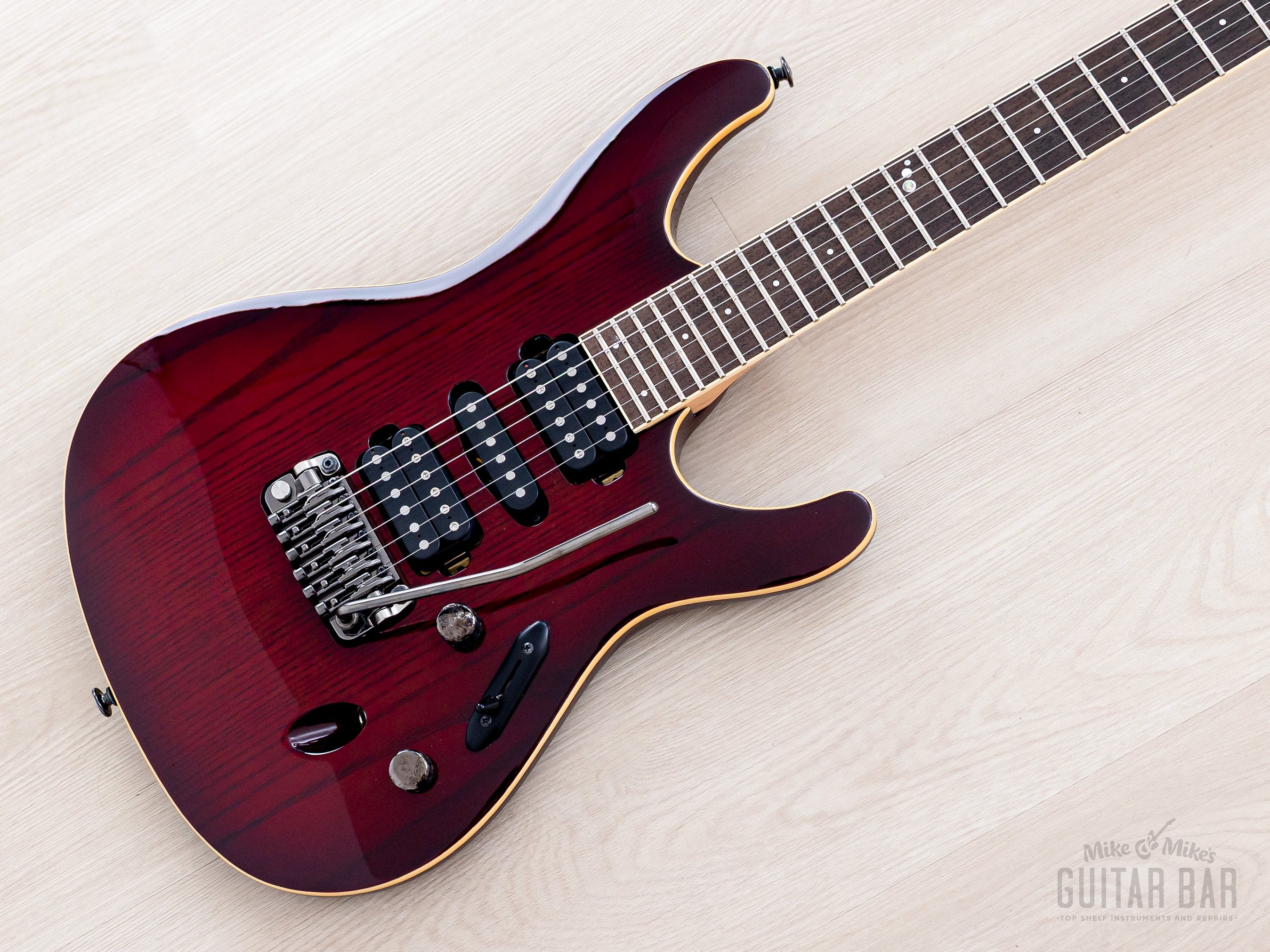 2010 Ibanez Prestige SV5470A HSH Crimson Wine w/ Case