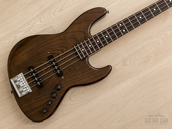 1990 Fender Pro Feel Jazz Bass JBR-800 Walnut w/ Pure Vintage '66 Pickups,  Japan MIJ Fujigen