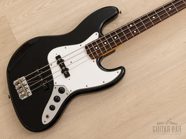 1983 Fender JV Jazz Bass '62 Vintage Reissue JB62-75 Black, Japan MIJ –  Mike & Mike's Guitar Bar