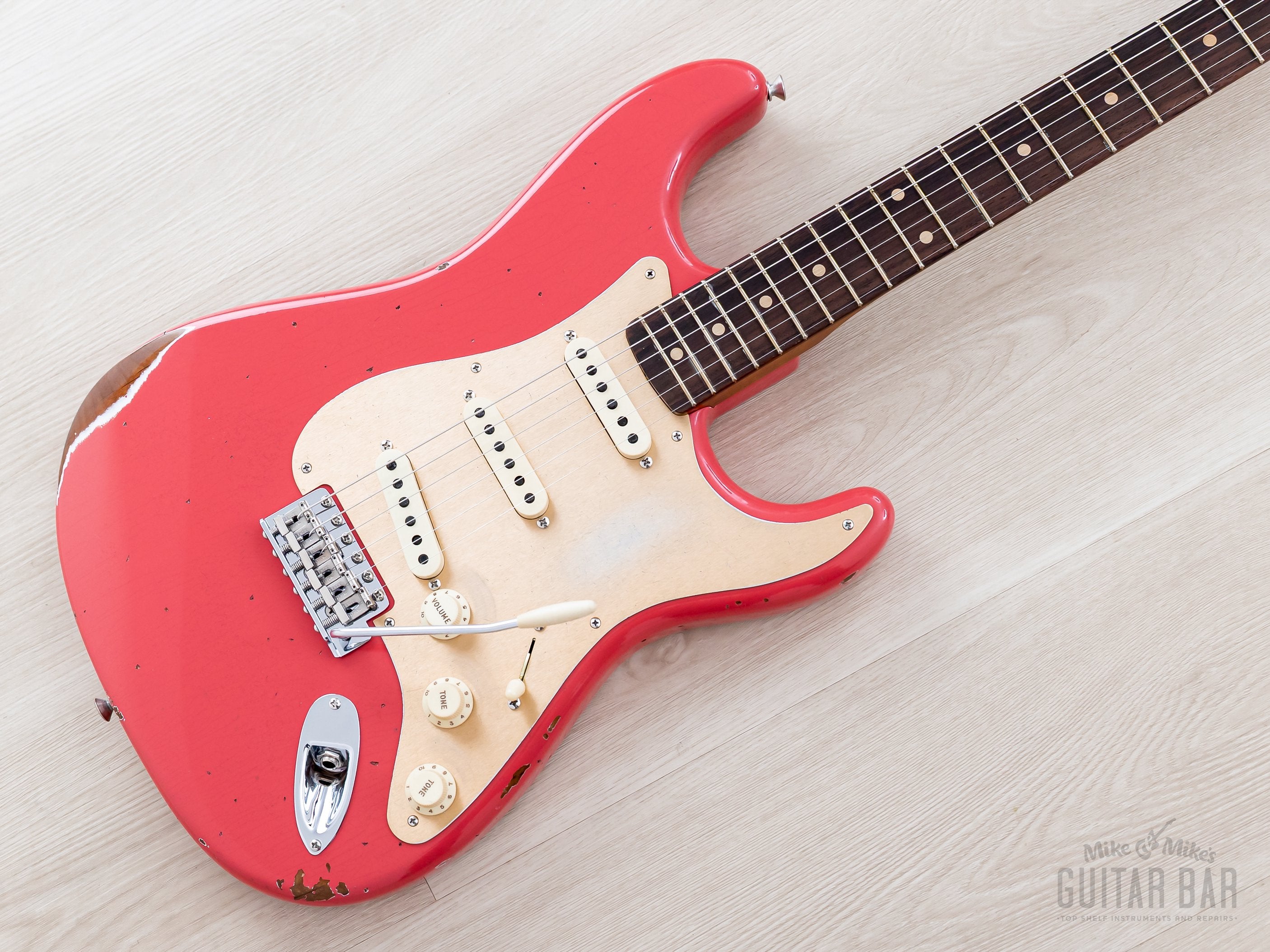 Fender Custom Shop 1960 Stratocaster Roasted Relic Faded Fiesta Red w/
