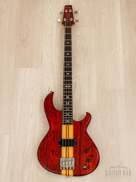 1980 Aria Pro II SB-R60 PR Vintage Neck Through Bass Padauk Red, Japan –  Mike & Mike's Guitar Bar