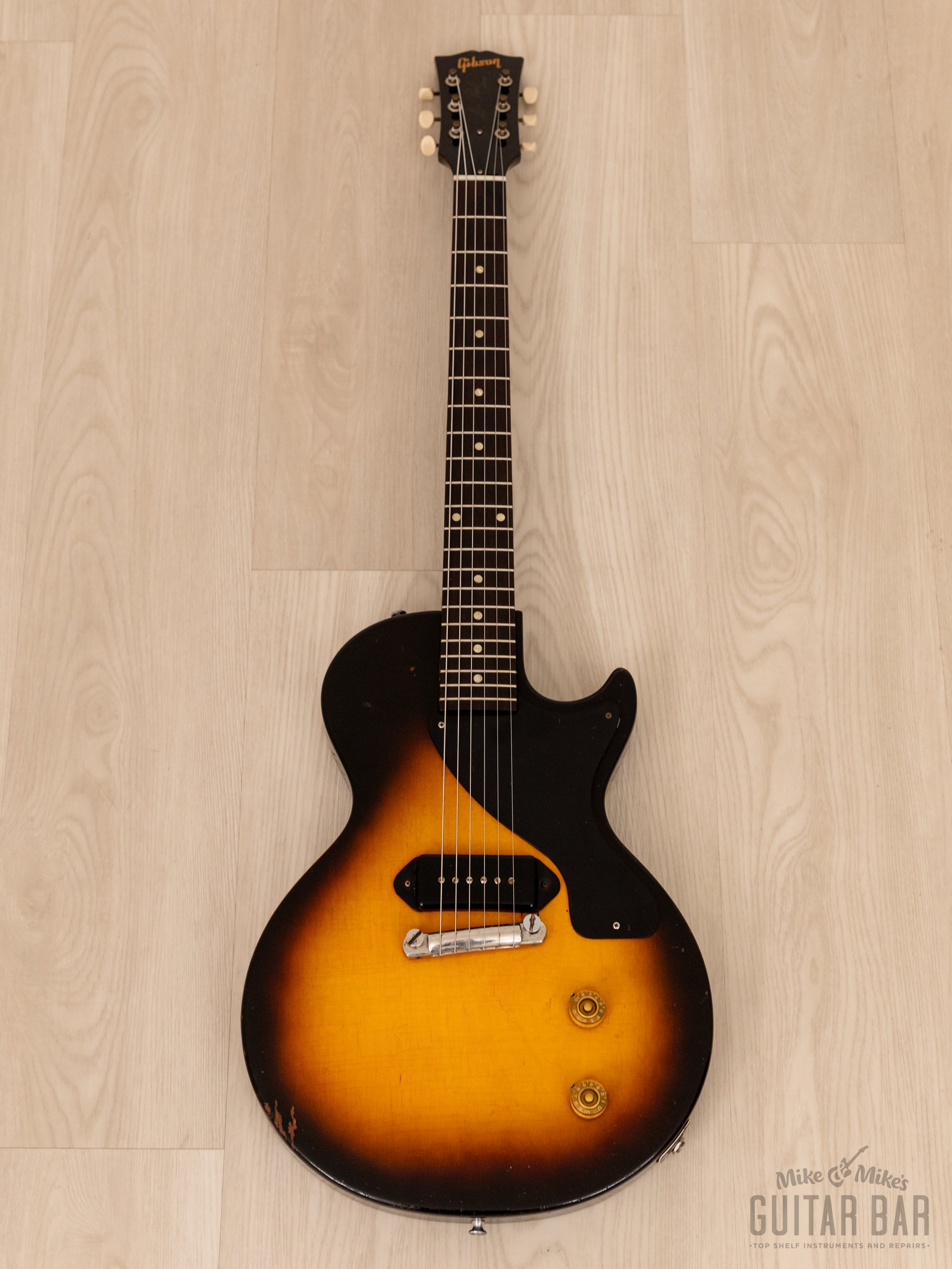 1955 Gibson Les Paul Junior Vintage Electric Guitar Sunburst w/ Case