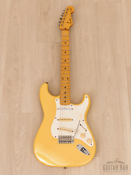 1995 Fender Custom Edition Yngwie Malmsteen Stratocaster ST57-140YM Pearl  Yellow White, Japan MIJ