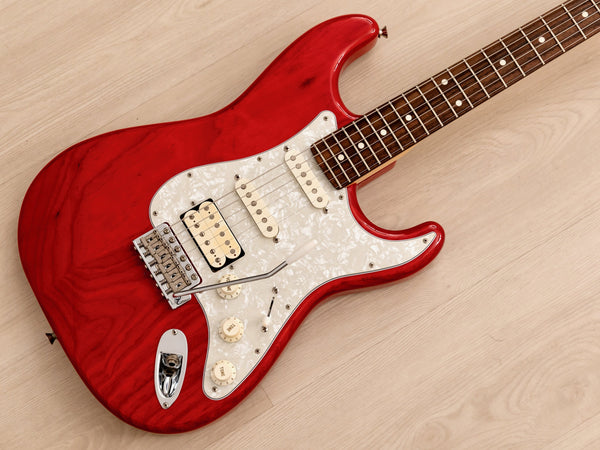 2012 Fender Stratocaster ST62-ASH MH Trans Red SSH w