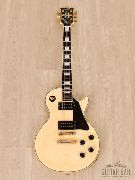1992 Orville by Gibson Les Paul Custom LPC Antique Ivory w/ 490R 