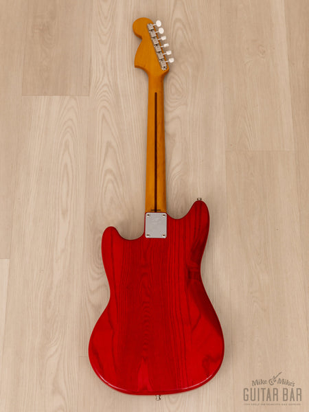 2010 Fender Mustang ‘77 Vintage Reissue MG77 Trans Red, Ash Body w/ Maple  Board, Japan MIJ