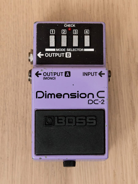 1986 Boss DC-2 Dimension C Chorus Effects Pedal, Blue Label Japan