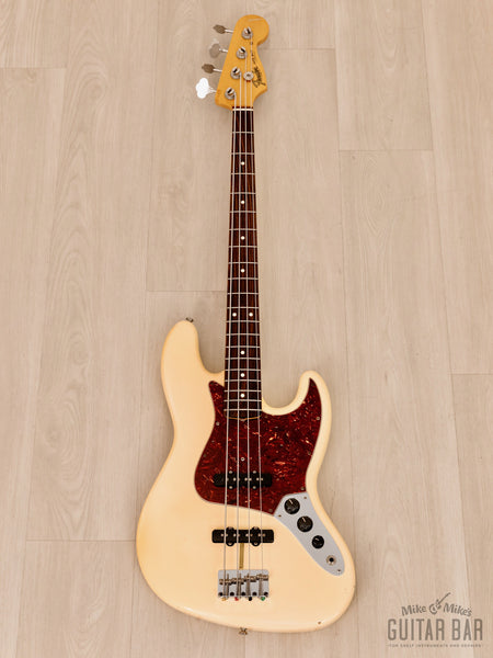 2007 Fender American Vintage '62 Jazz Bass Olympic White, Three 