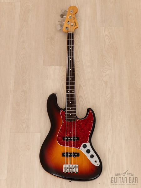 1990 Fender Jazz Bass '62 Vintage Reissue JB62-950 Sunburst 