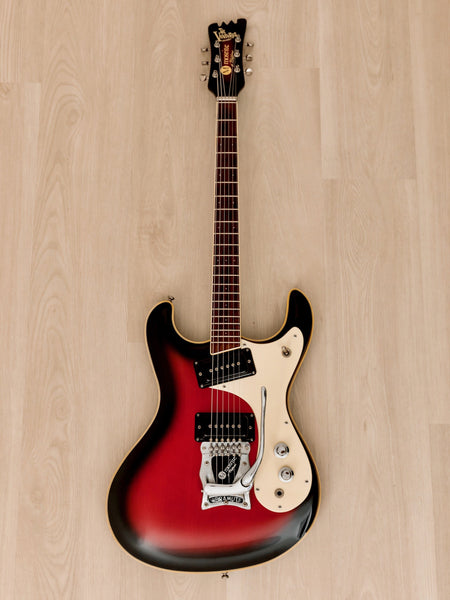 2000s Mosrite USA Ventures Model Mark I 1964 Vintage Reissue Red