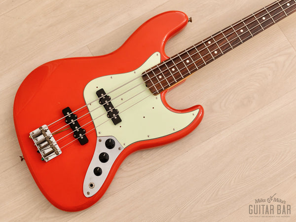 2004 Fender Jazz Bass '62 Vintage Reissue JB62-75US Fiesta Red w 