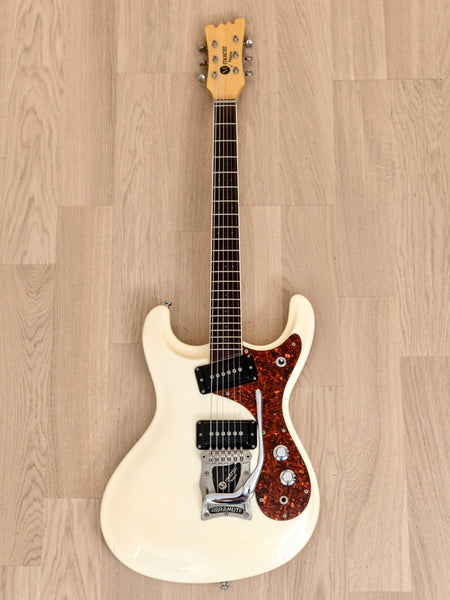 1990s Mosrite Ventures Model Super Custom '65 Pearl White w