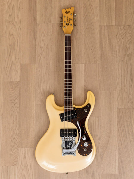 2007 Mosrite USA Ventures Model 1964 Vintage Reissue Pearl White, Near Mint  w/ Vibramute, Fillmore