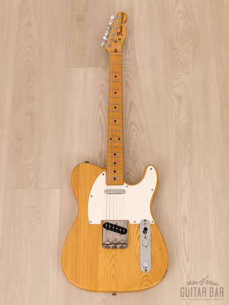 1992 Fender Telecaster ‘72 Vintage Reissue TL72-58 Natural, Ash Body w/  Case, Japan MIJ Fujigen