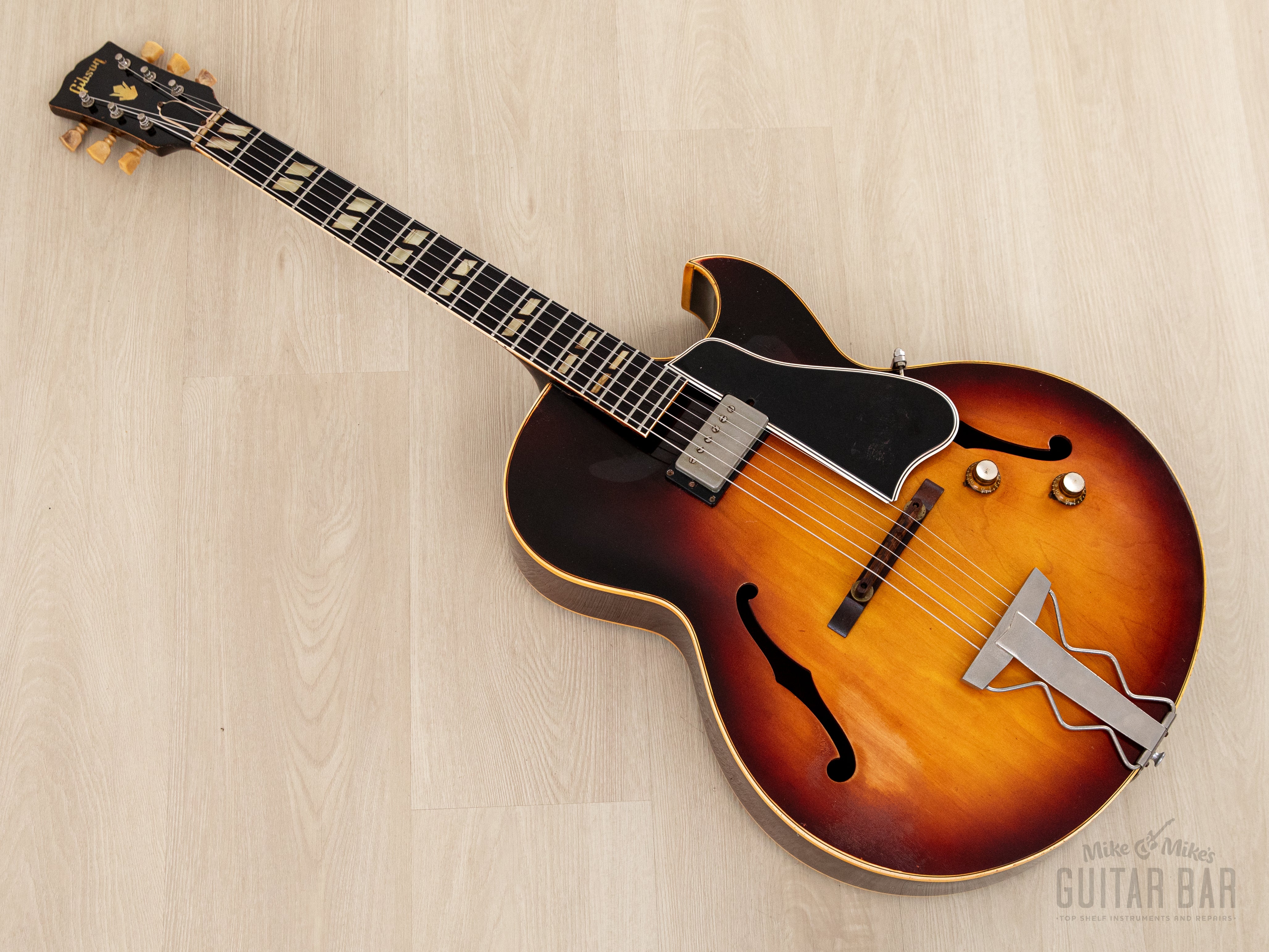 1960 Gibson ES-175 Vintage Hollowbody Guitar Sunburst w/ High Wind PAF