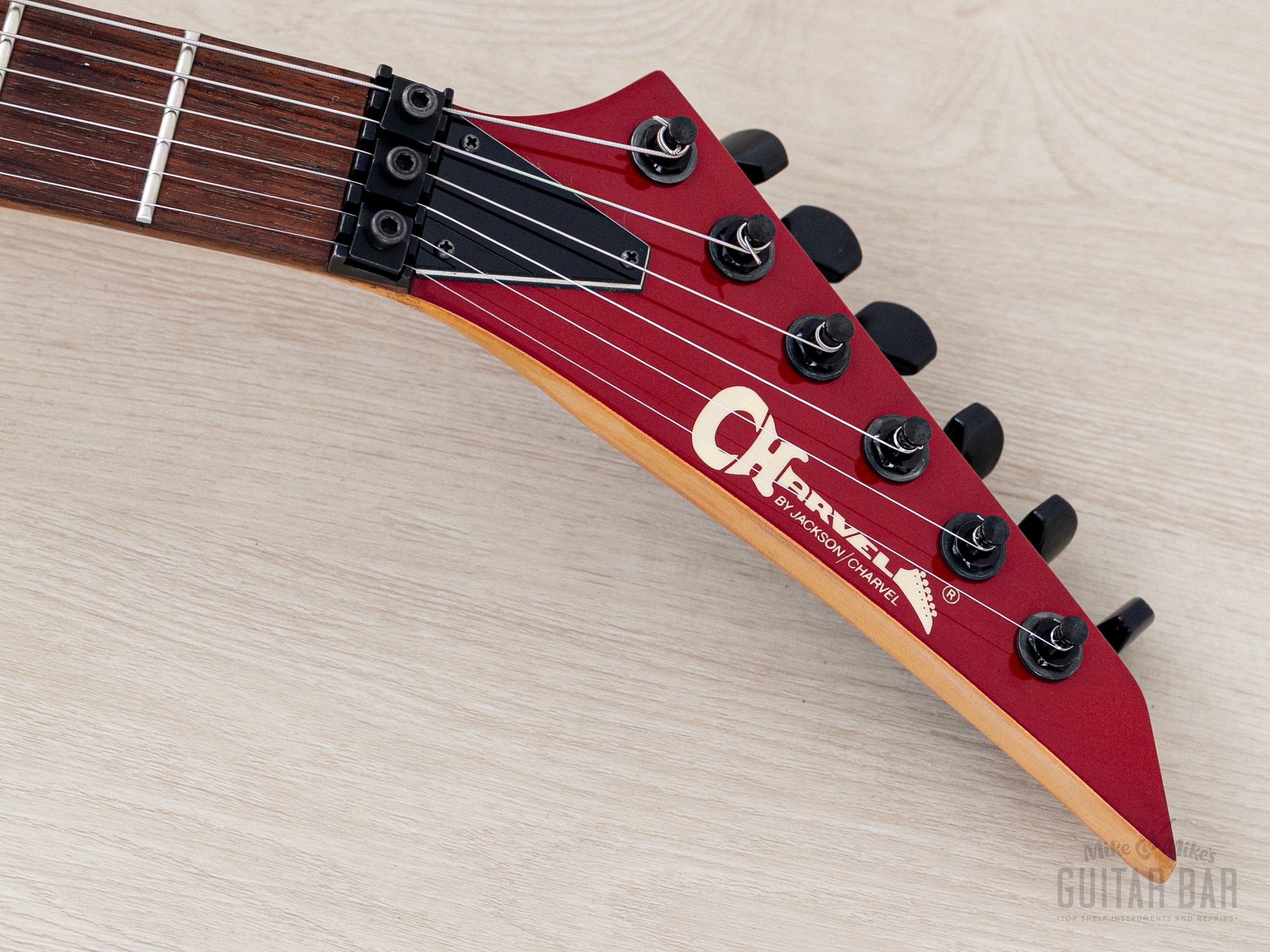 M13811-5 CHARVEL エレキギター JACKSON レッド 1990 Charvel Jackson Super Dinky SDK-085-HH See-Through Red, Near-Mint