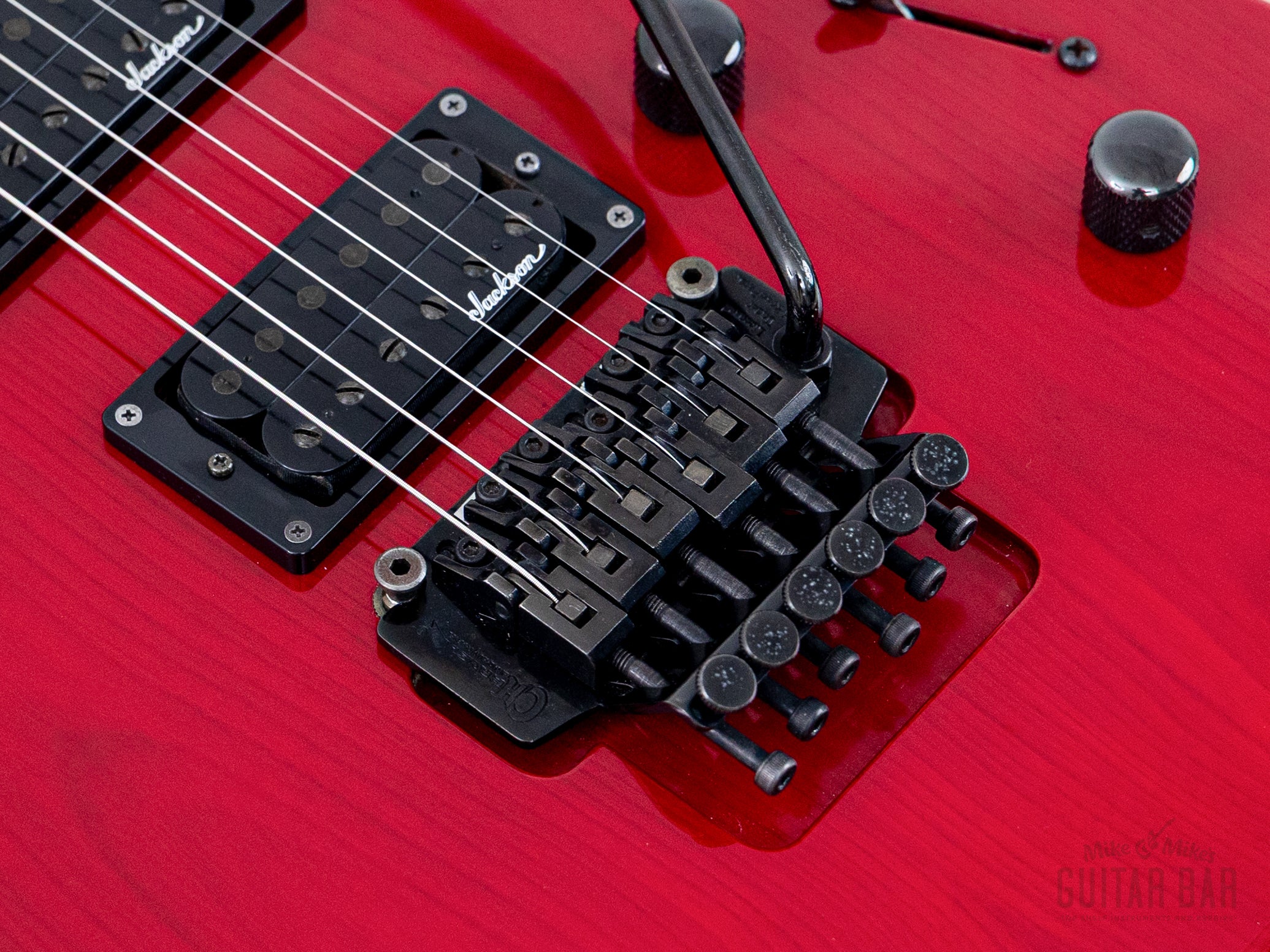 1990 Charvel Jackson Super Dinky SDK-085-HH See-Through Red, Near-Mint