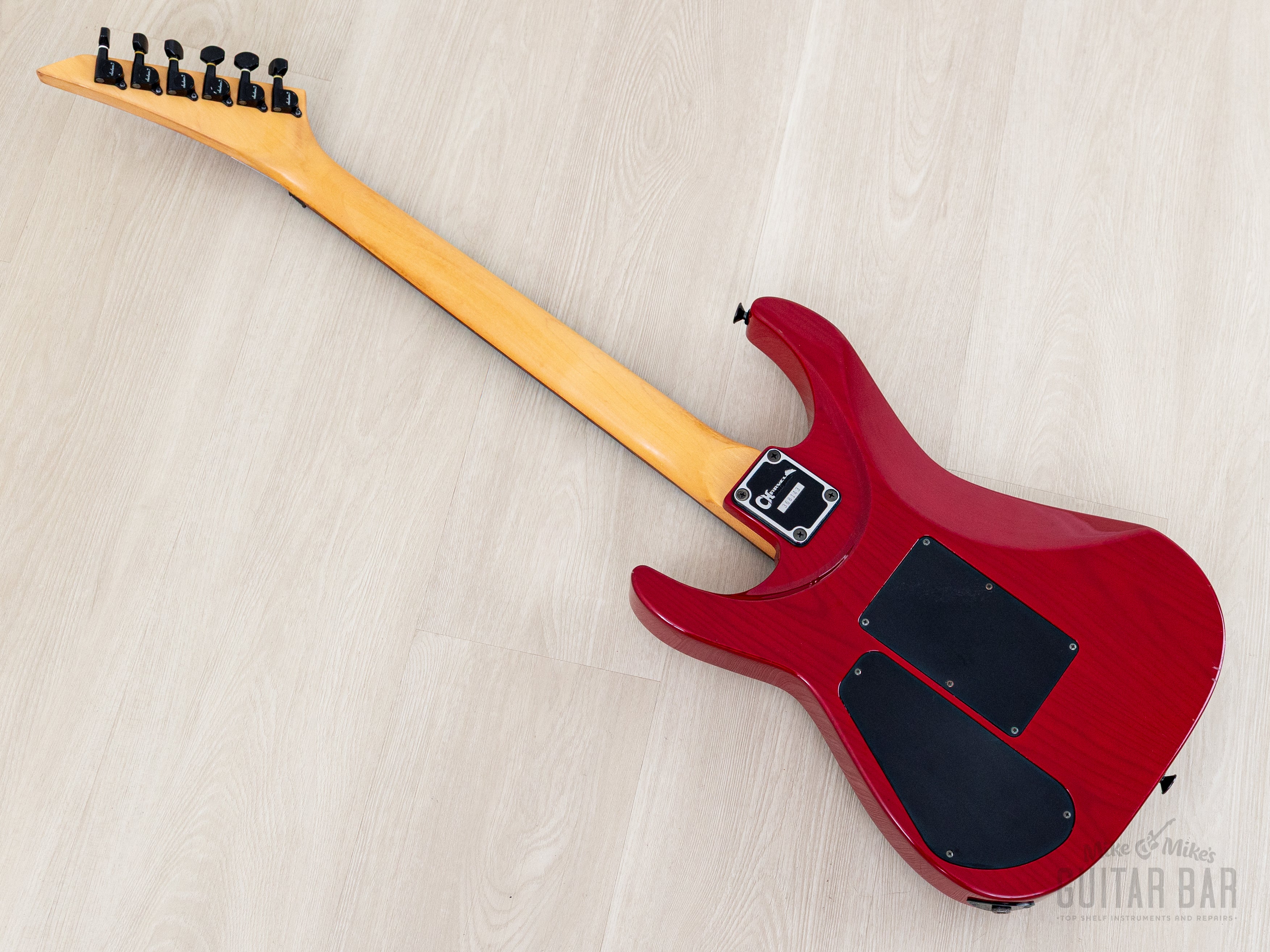 1990 Charvel Jackson Super Dinky SDK-085-HH See-Through Red, Near-Mint