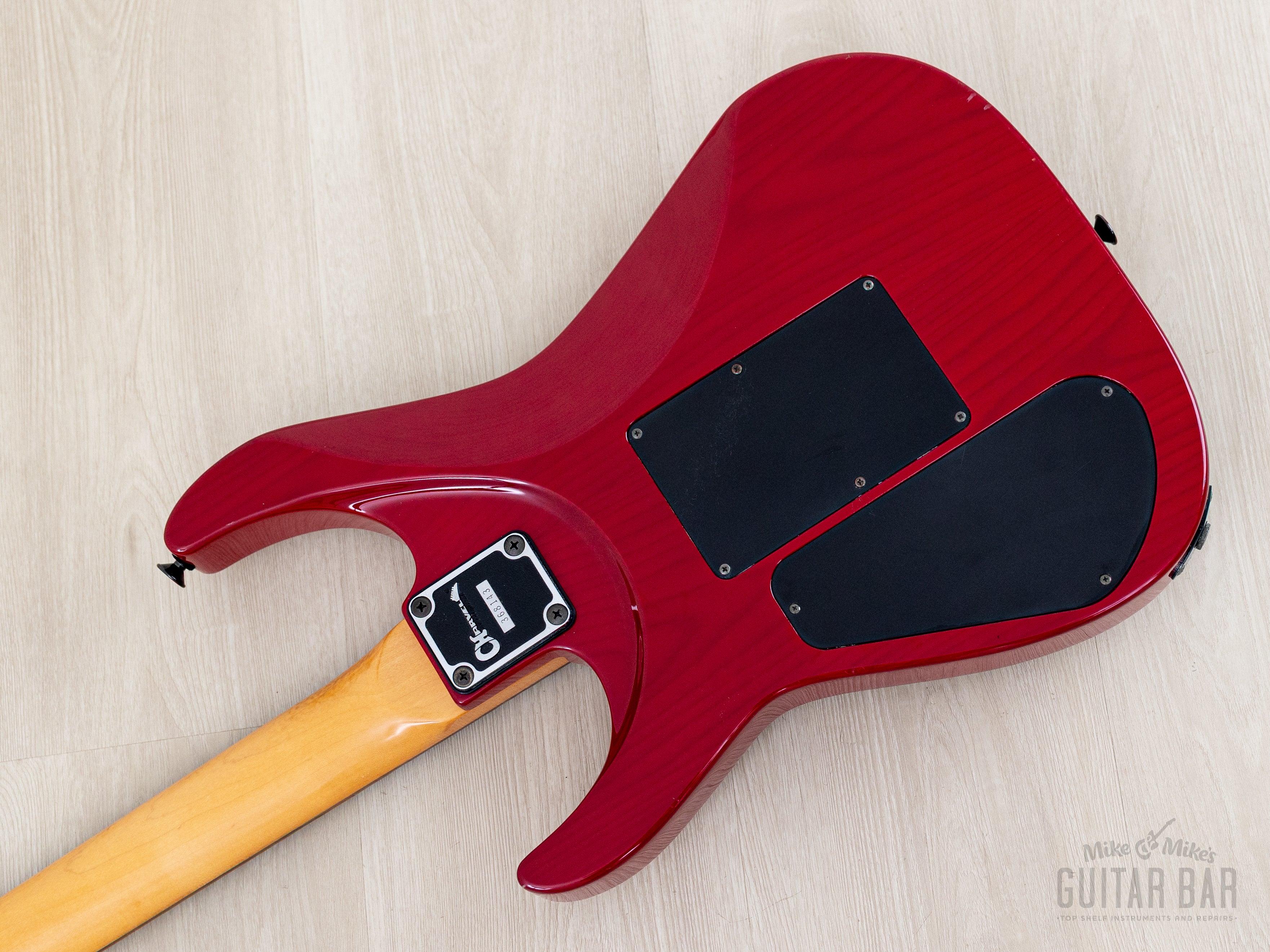 1990 Charvel Jackson Super Dinky SDK-085-HH See-Through Red, Near-Mint