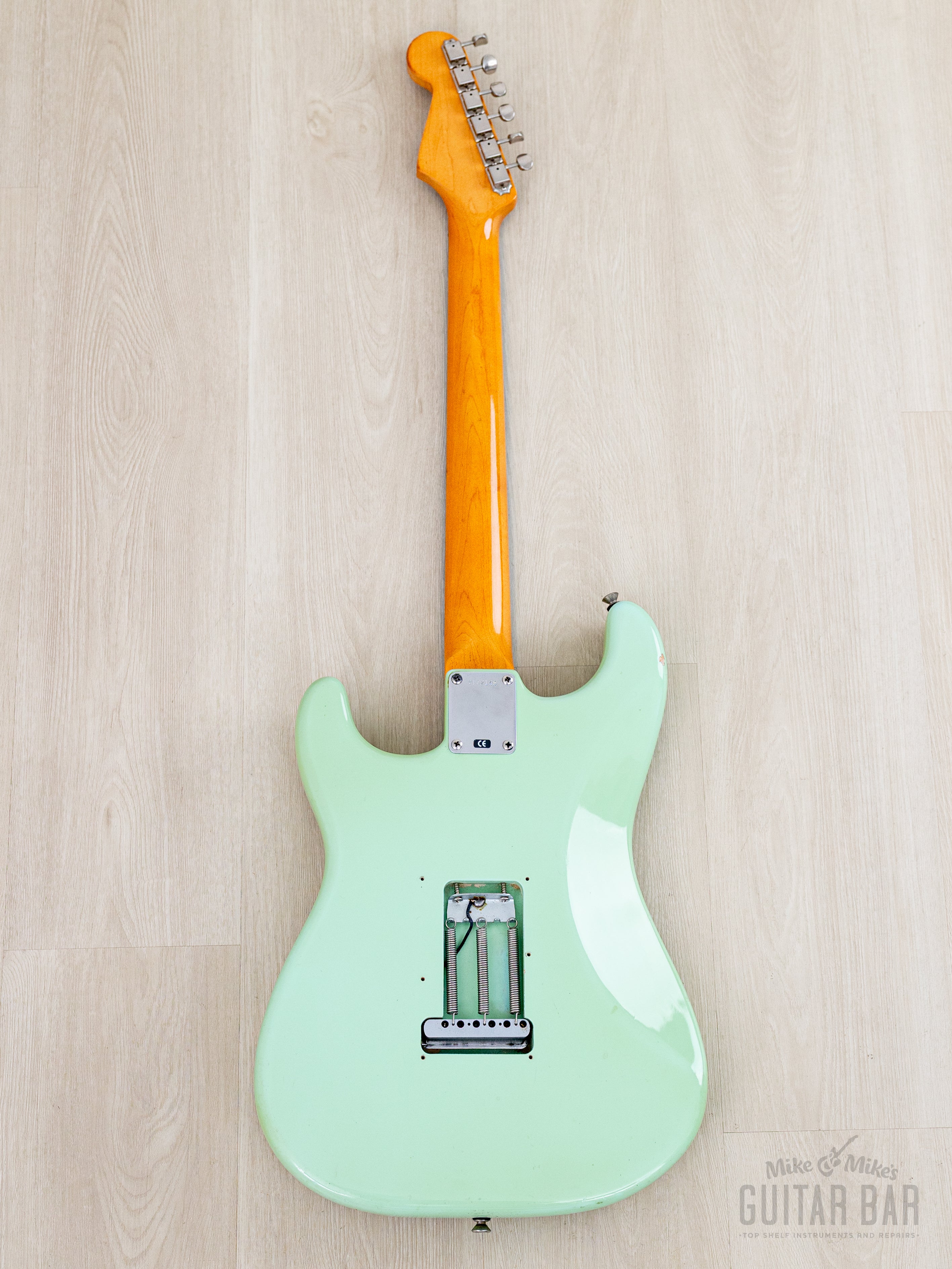 2001 Fender American Vintage '62 Stratocaster Surf Green w/ Tweed Case