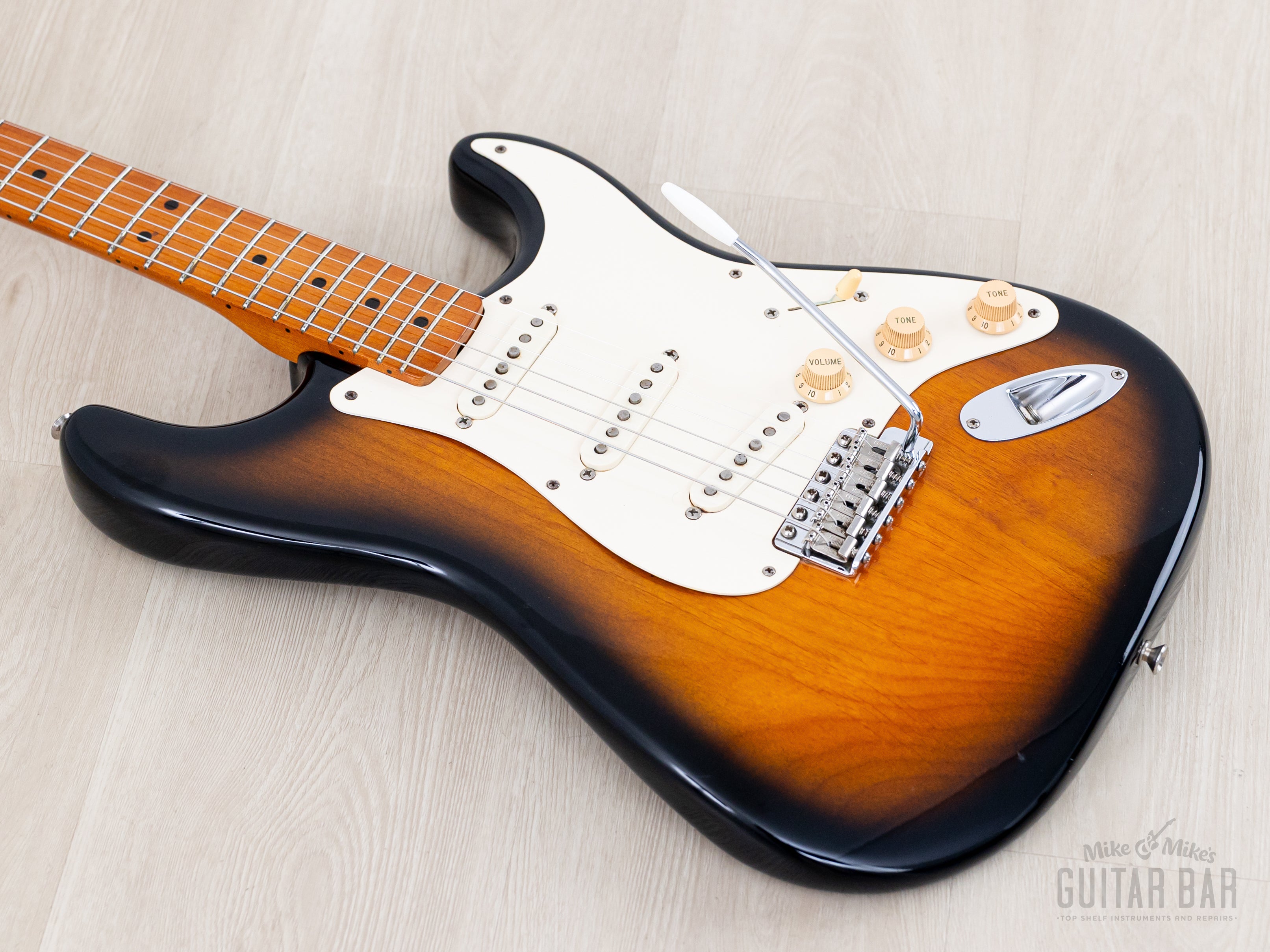 1997 Fender American Vintage '57 Stratocaster Sunburst w/ Hangtags, Tw