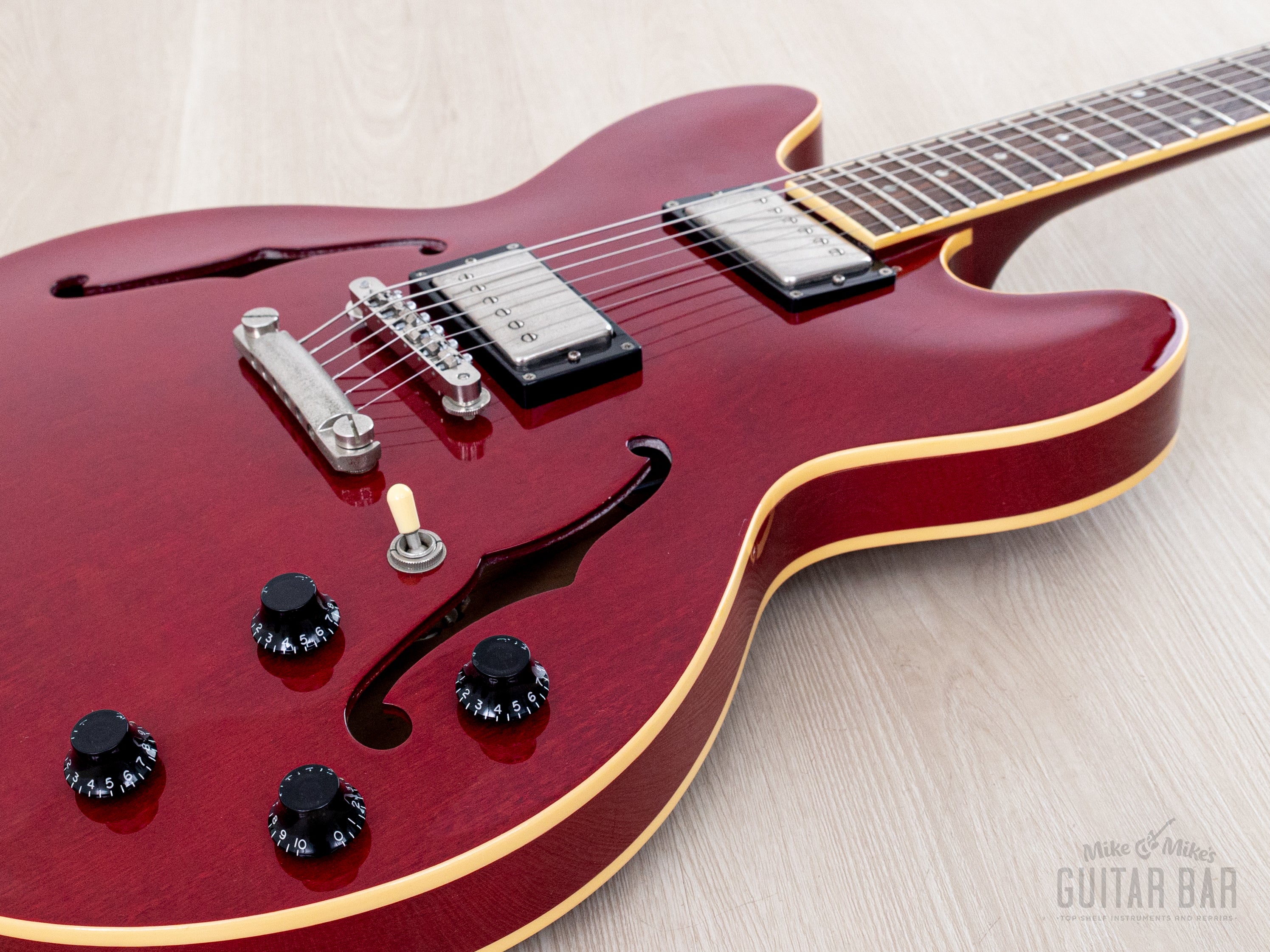 2000 Epiphone by Gibson ES-335 Dot Semi Hollow Guiar Cherry, Pre-Eliti