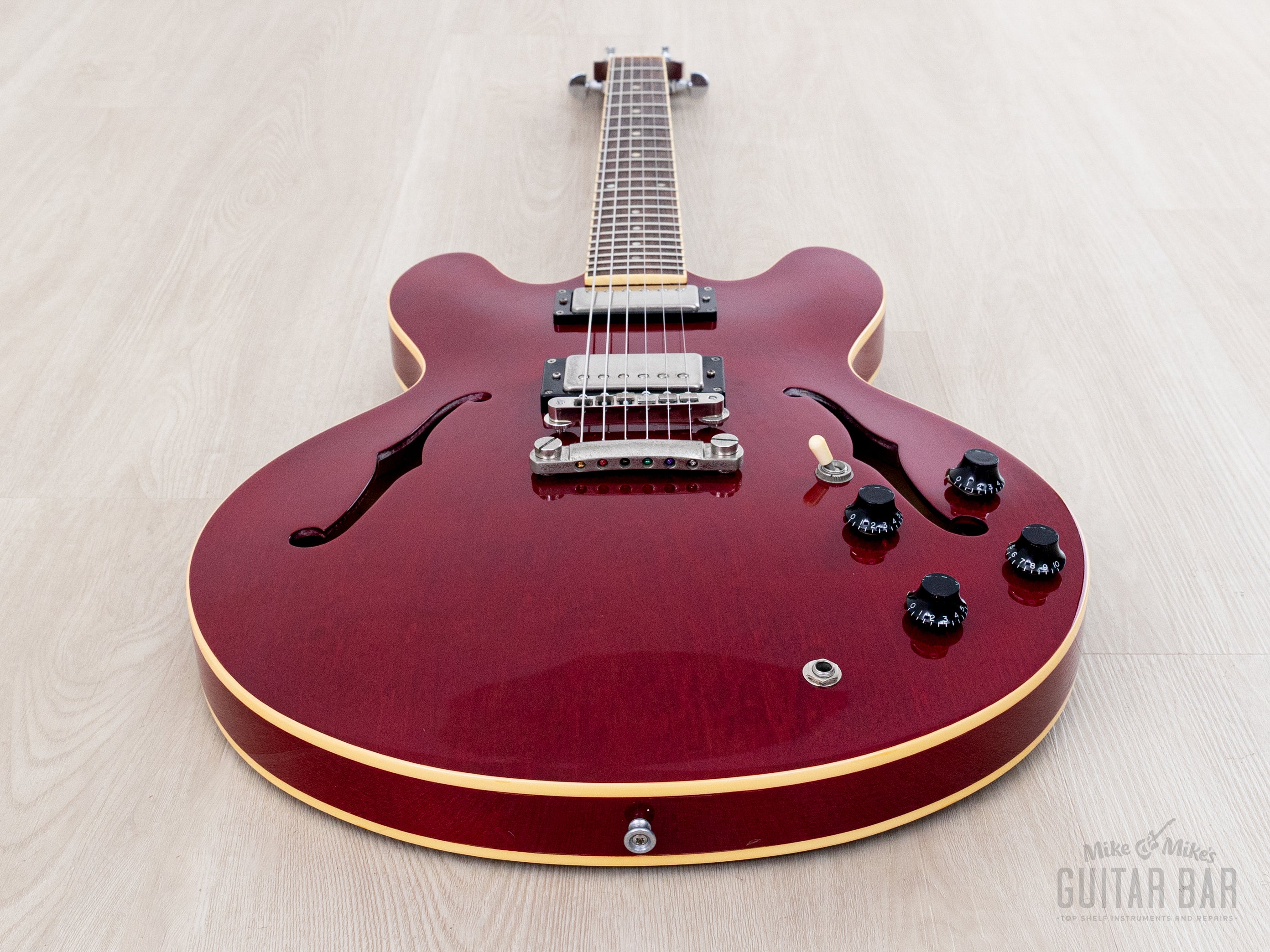 2000 Epiphone by Gibson ES-335 Dot Semi Hollow Guiar Cherry, Pre-Eliti