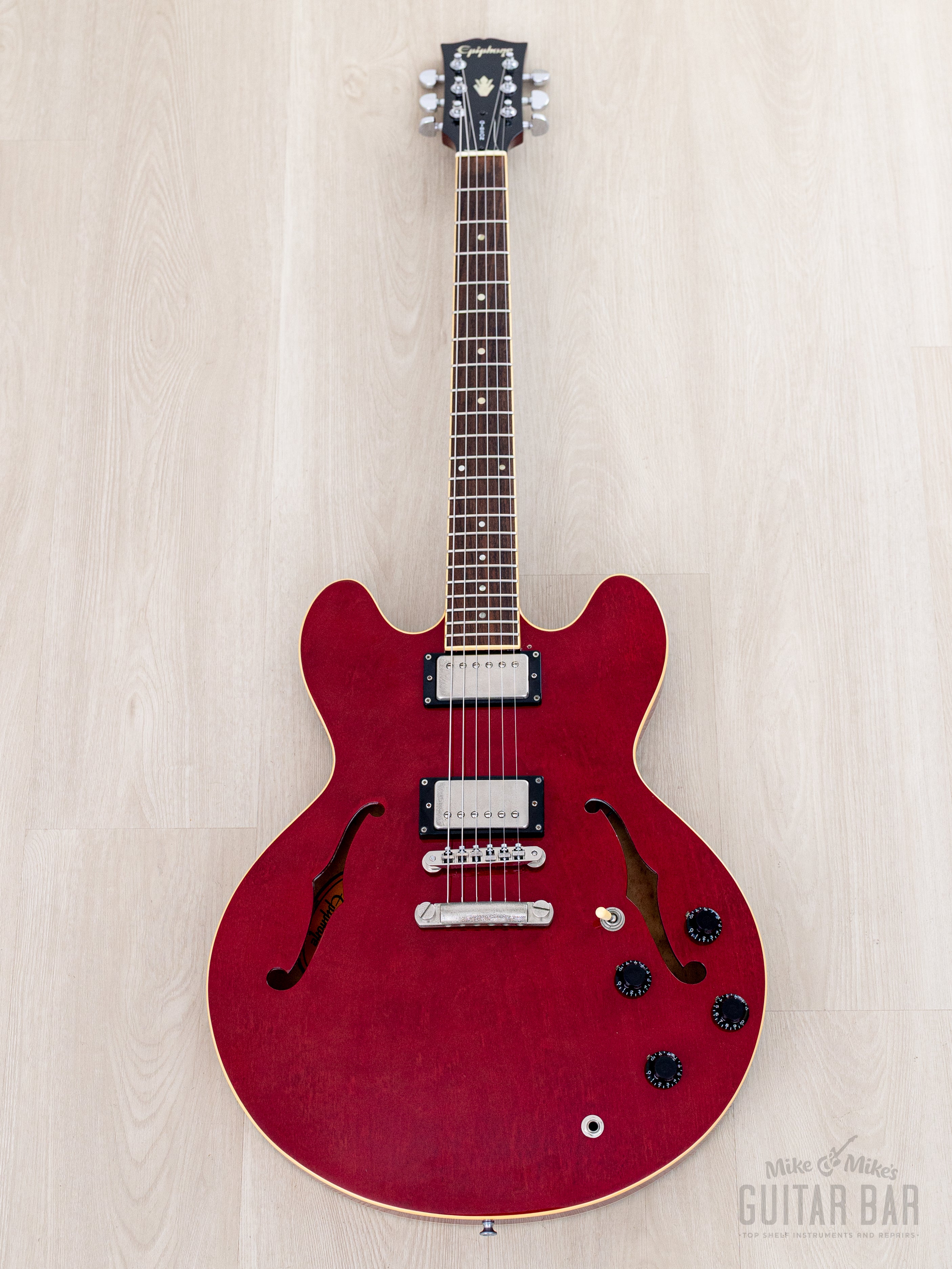 2000 Epiphone by Gibson ES-335 Dot Semi Hollow Guiar Cherry, Pre-Eliti