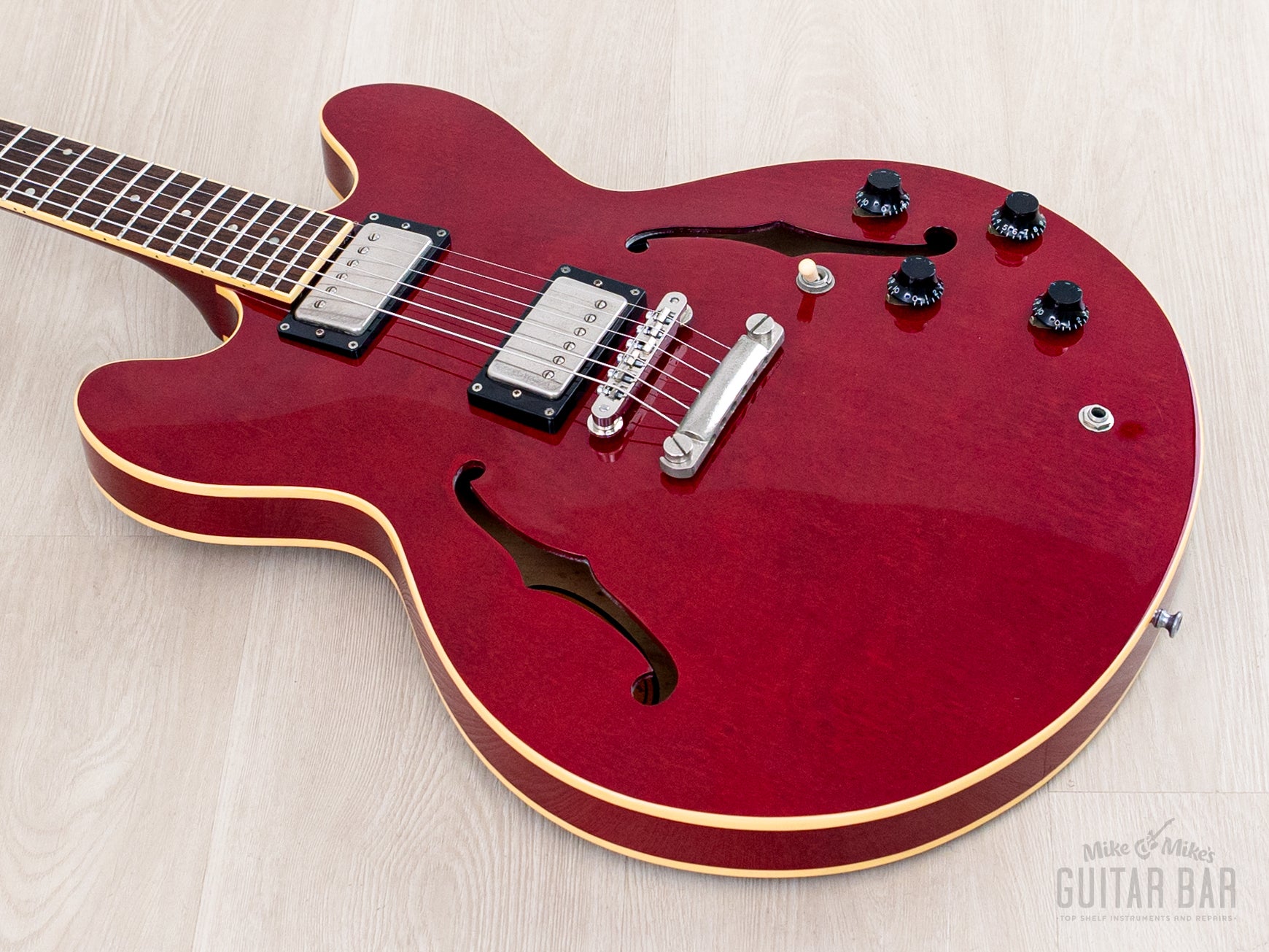2000 Epiphone by Gibson ES-335 Dot Semi Hollow Guiar Cherry, Pre-Eliti