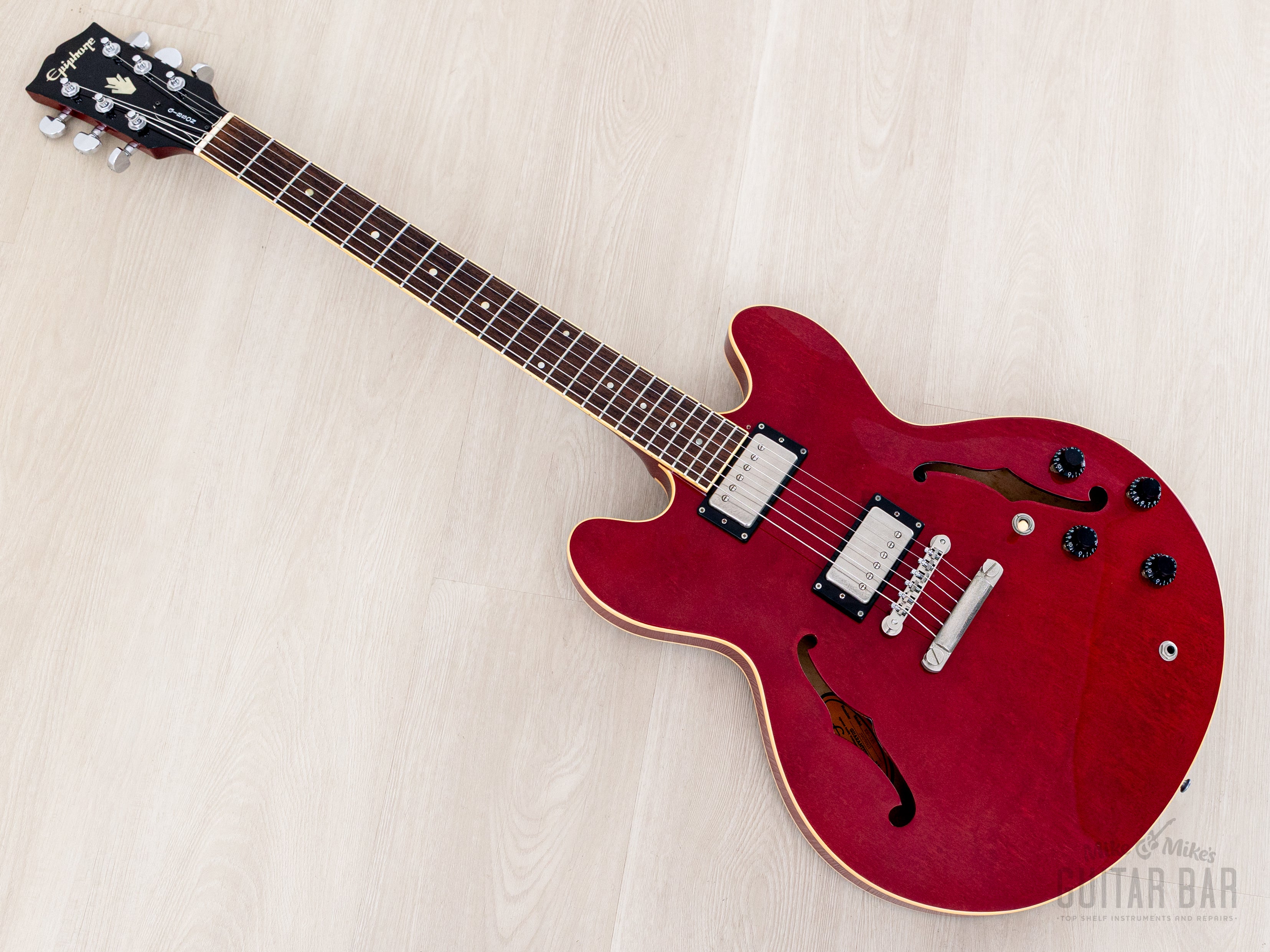 2000 Epiphone by Gibson ES-335 Dot Semi Hollow Guiar Cherry, Pre-Eliti