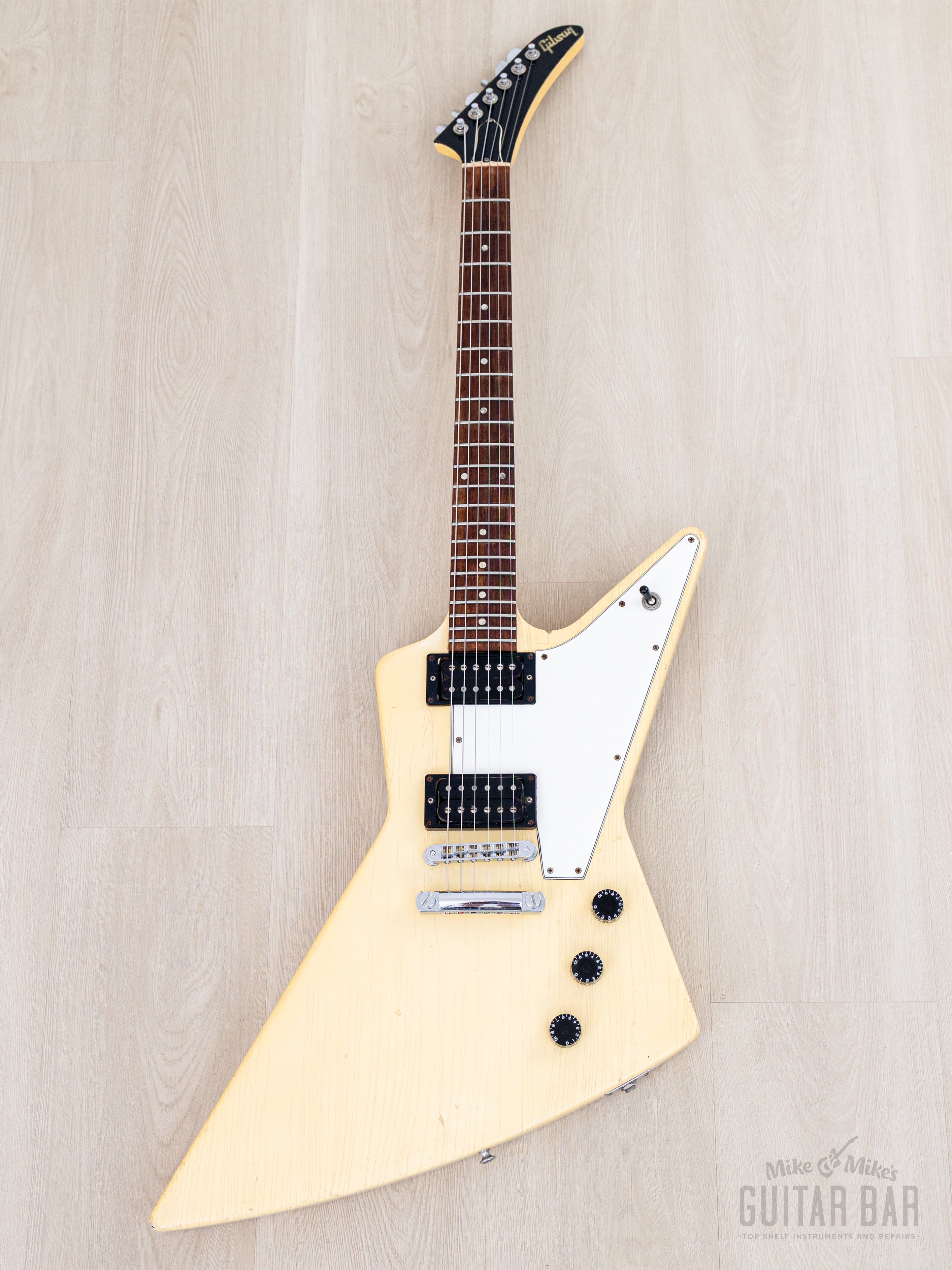 1994 Gibson Explorer '76 Vintage Reissue Classic White w/ Case