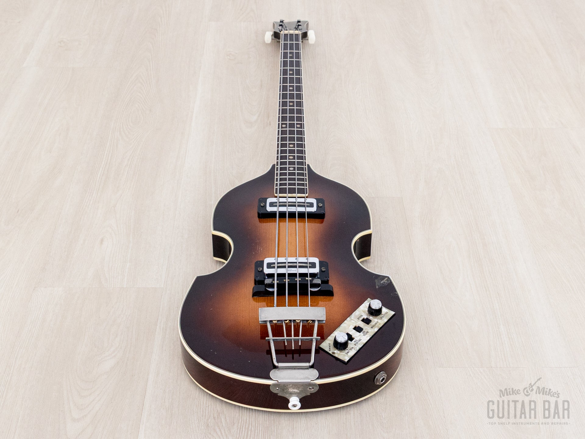1974 Hofner 500/1 Beatle Bass Vintage Violin Bass Sunburst w/ Blade Pi