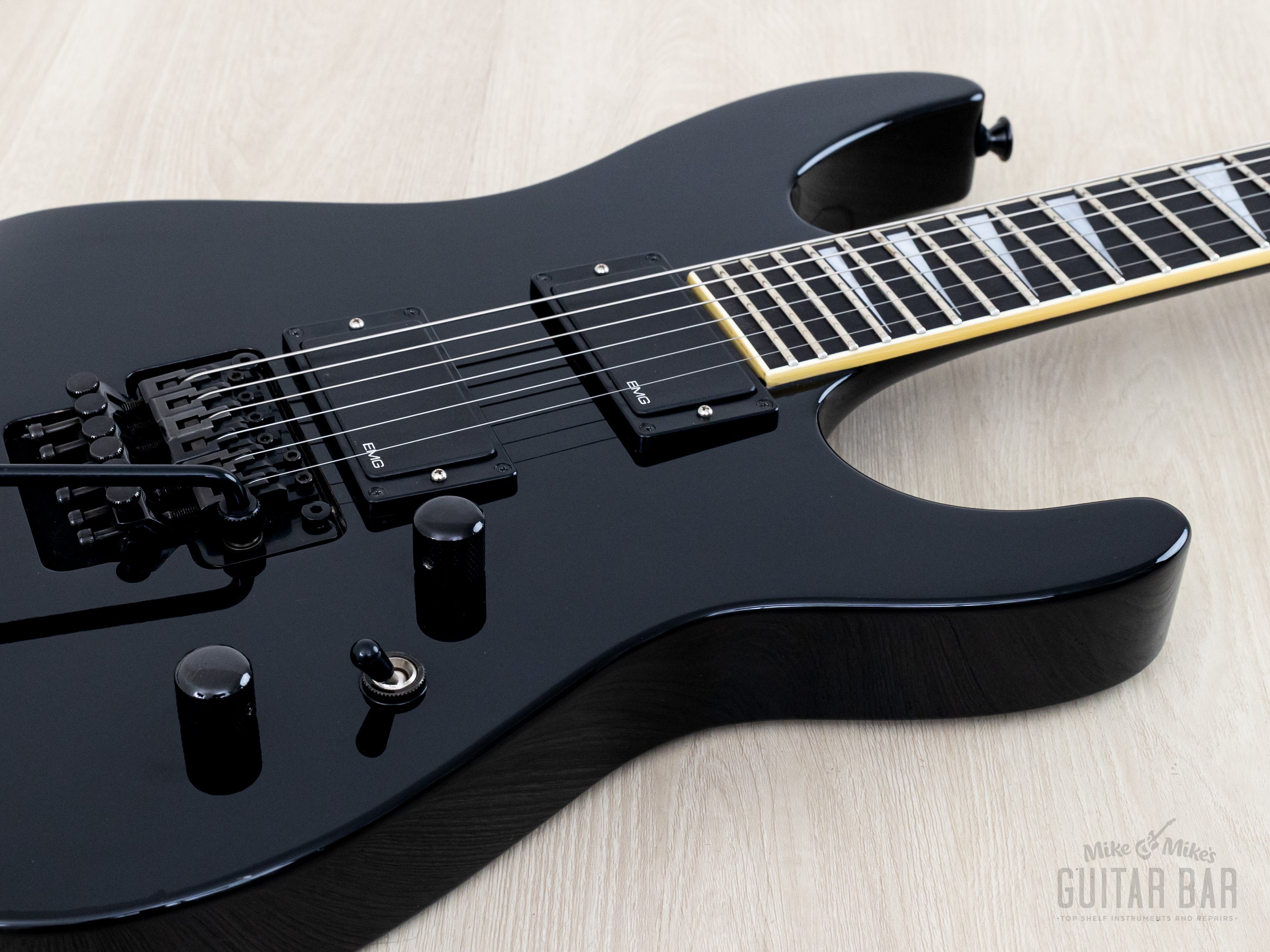 2007 Jackson Stars Soloist SL-TN02EMG Neck Through HH Black