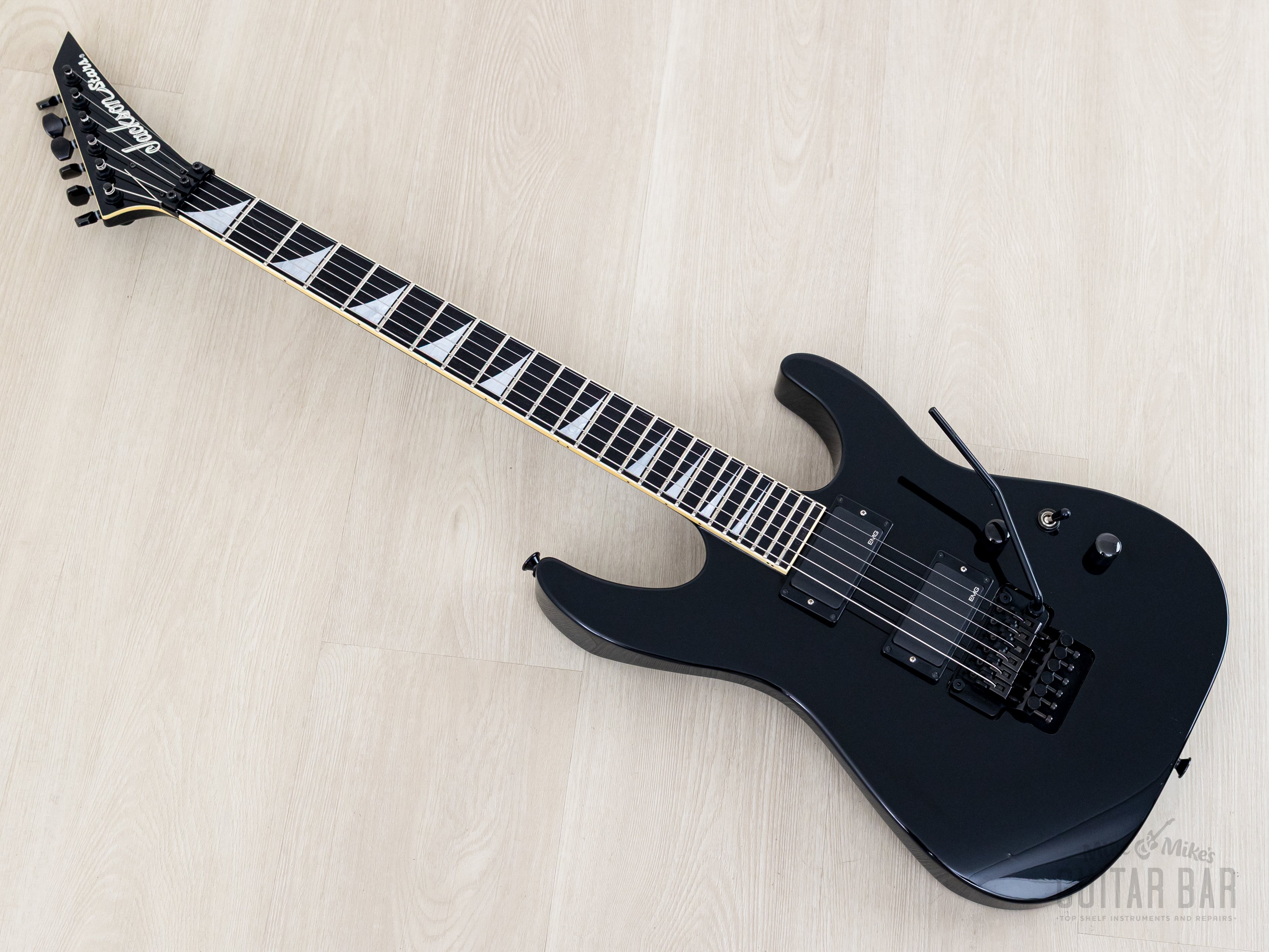 2007 Jackson Stars Soloist SL-TN02EMG Neck Through HH Black