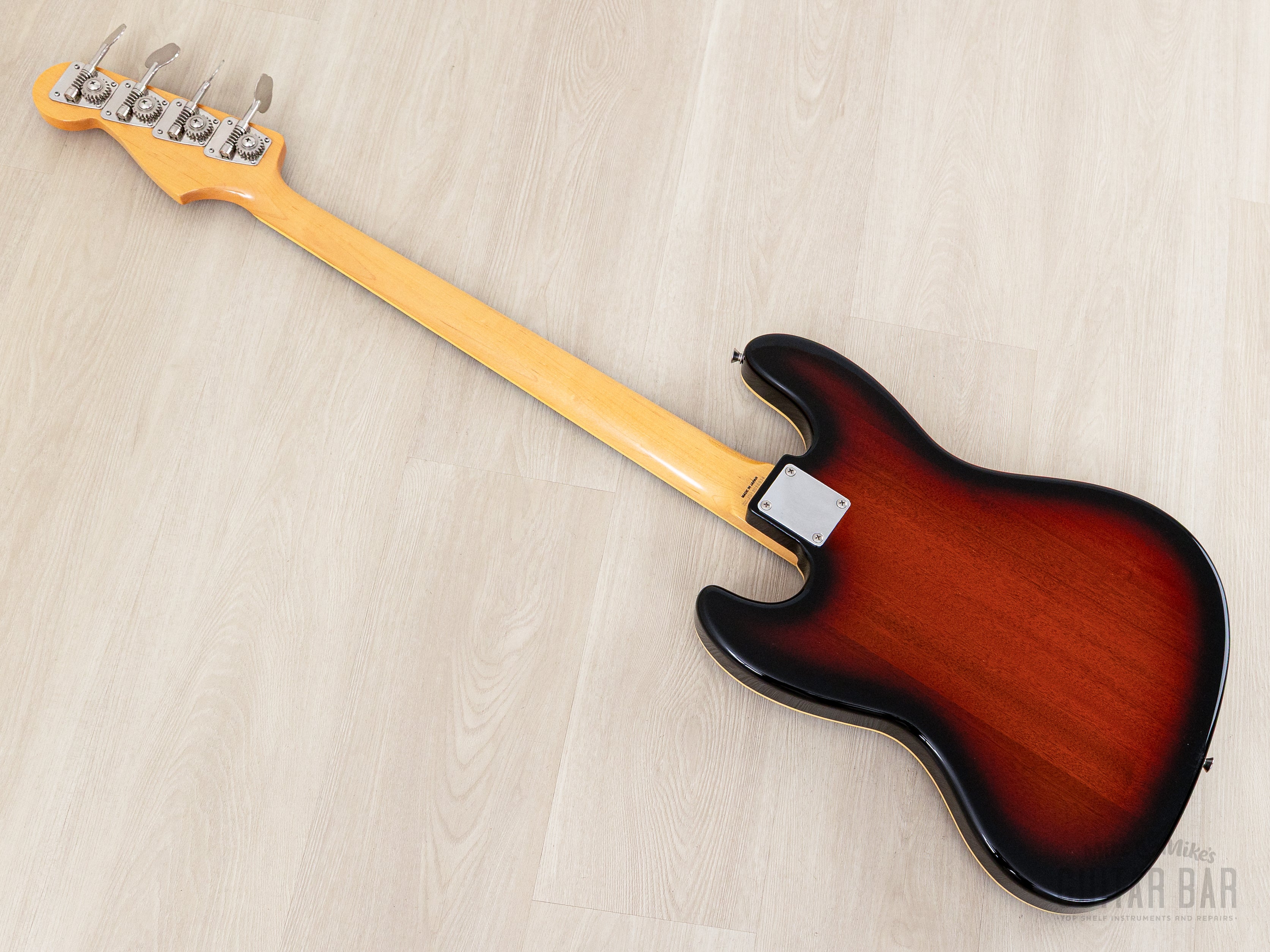 2012 Fender Jazz Bass JB/HO Semi-Hollow Mahogany Body Sunburst, Blocks