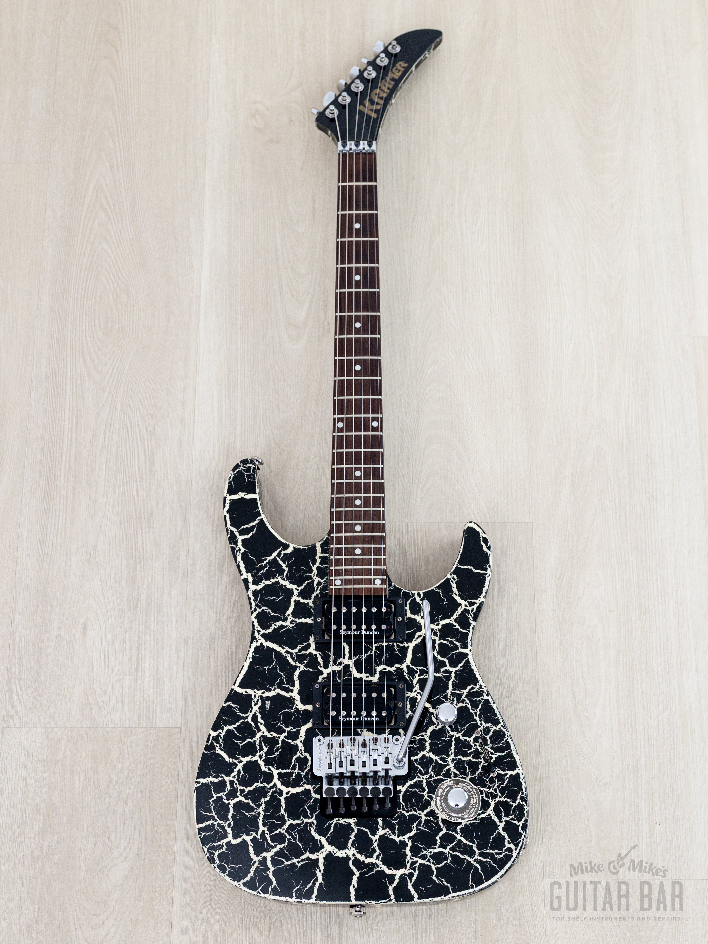 2001 Kramer Baretta II Pro Neck Through White Crackle w