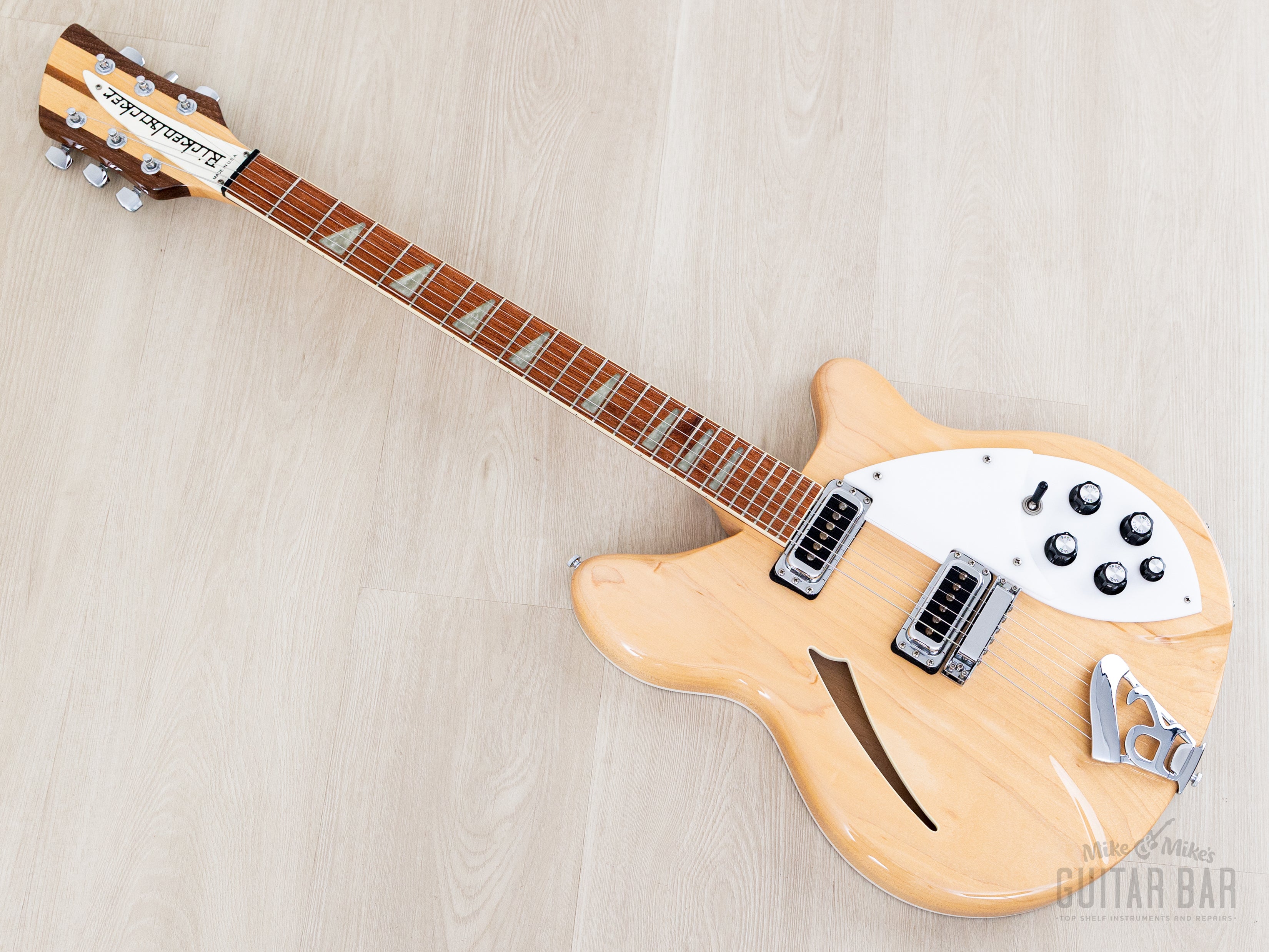 1995 Rickenbacker 360 Semi-Hollow Guitar Mapleglo, Mint Condition w/ C