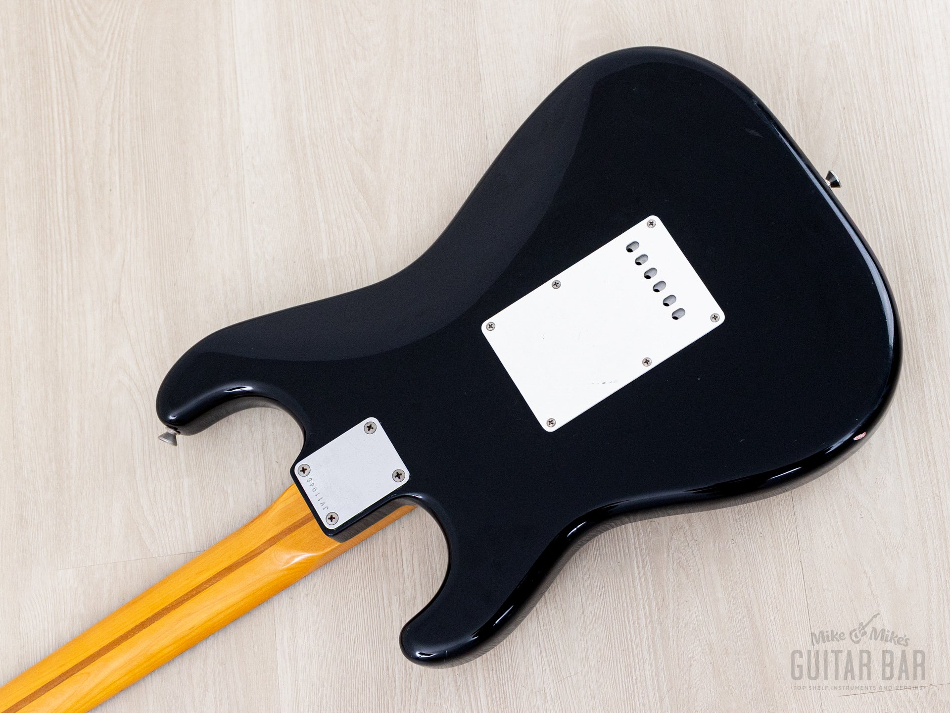 1982 Fender '57 Stratocaster JV ST57-85 Black Over Fiesta Red w/ USA F